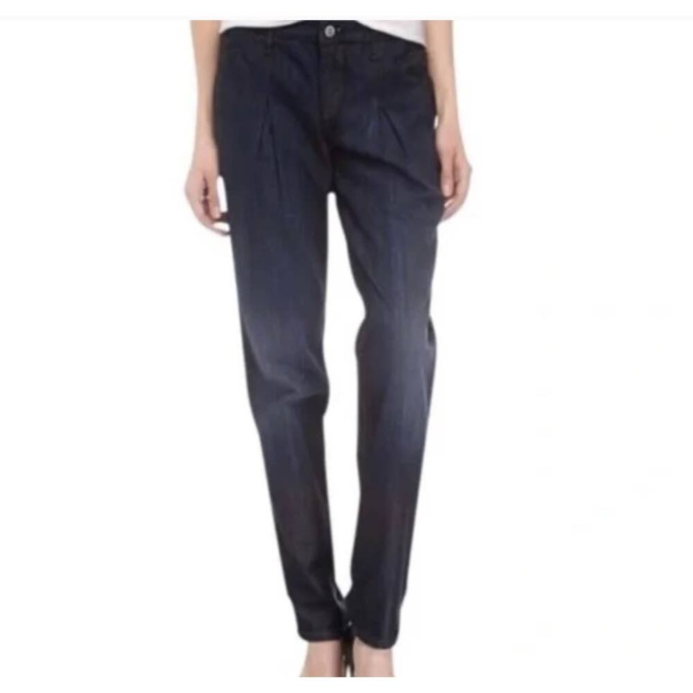 Robert Rodriguez RND Newsboy Dark Rhapsody Pleated Taper Leg Jeans - Size 28